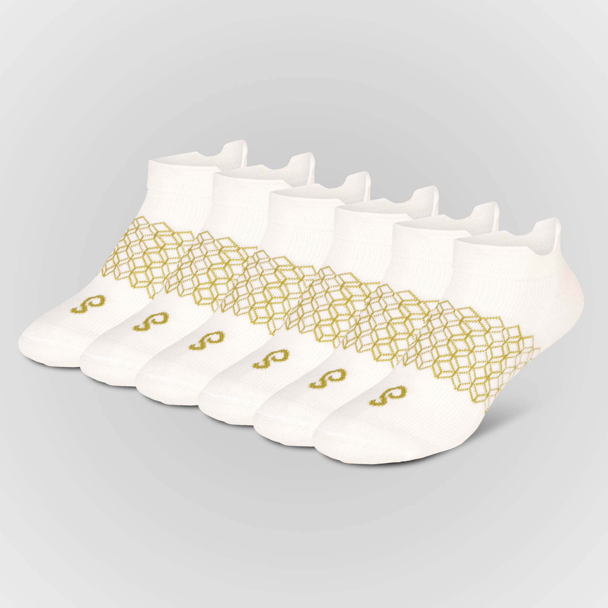 Photo organic Merino Wool Ankle Tab Socks Natural Undyed 6 Pairs