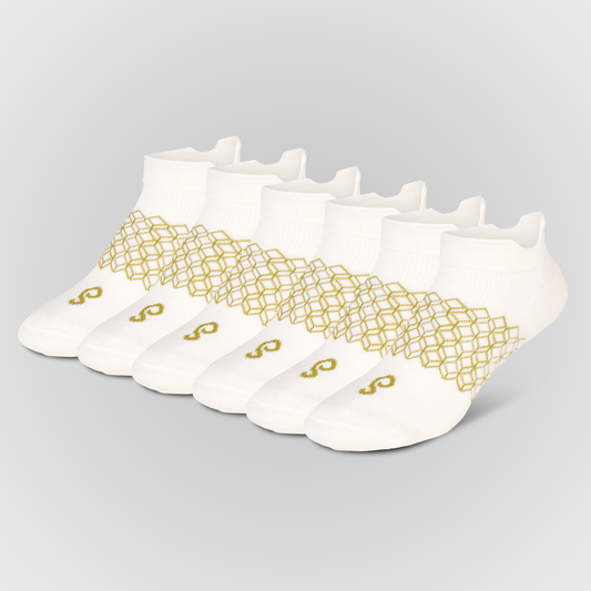 Photo organic Merino Wool Ankle Tab Socks Natural Undyed 6 Pairs