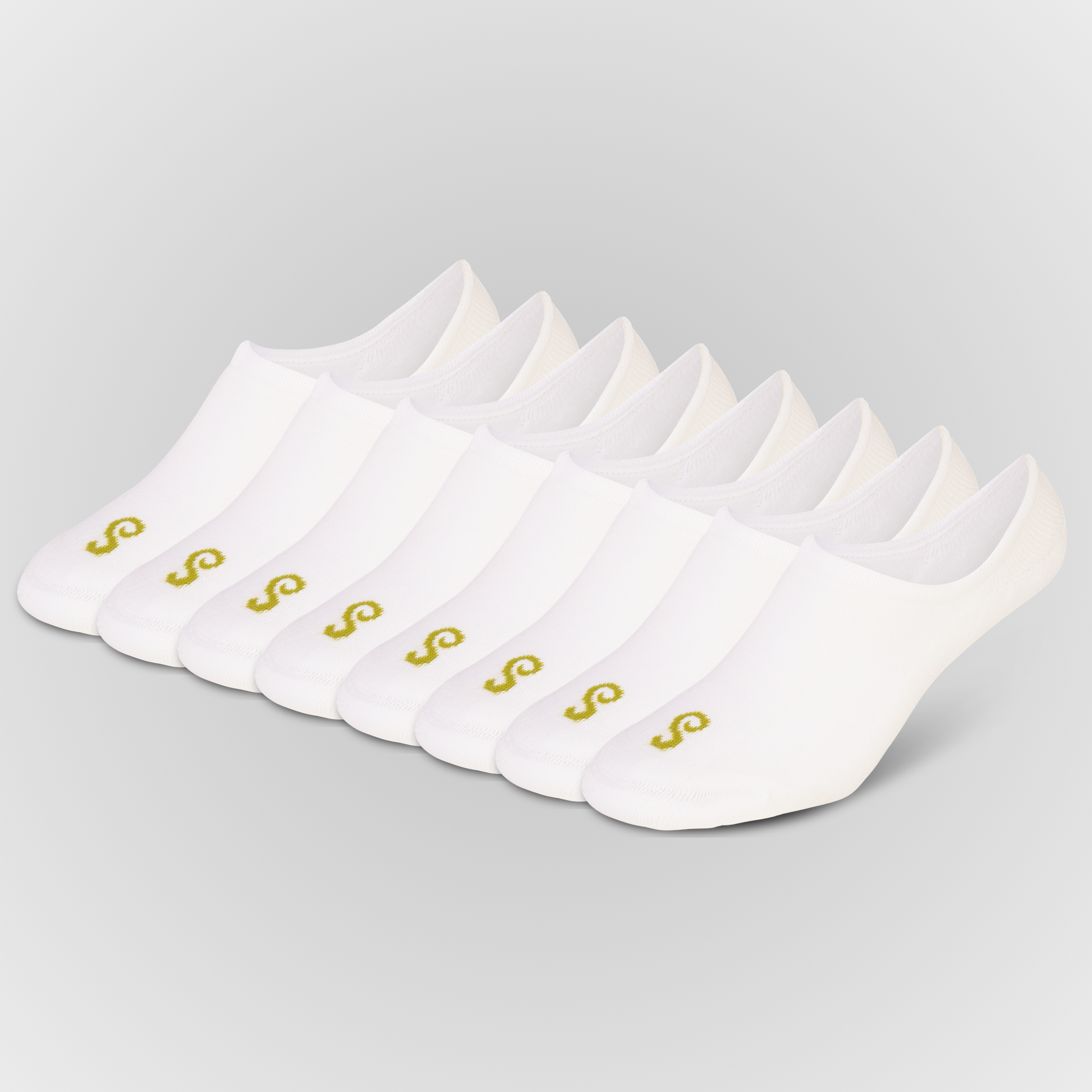 photo bundle Organic Cotton No-Show Socks - Natural Undyed for womens