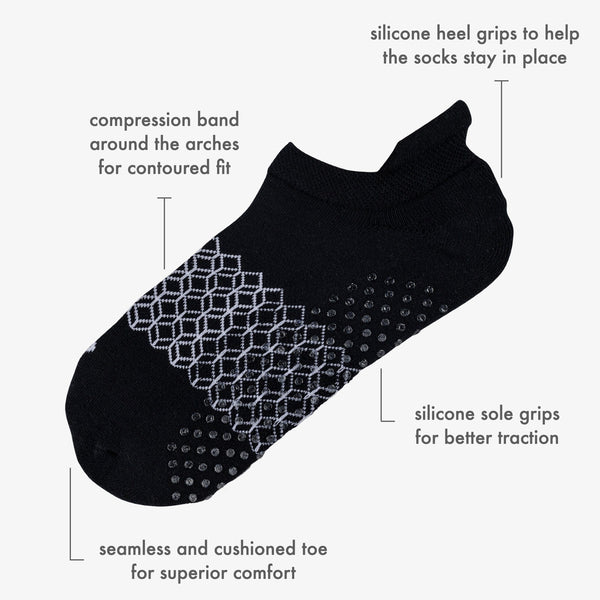 flow - organic combed cotton gripper socks - hipSwan
