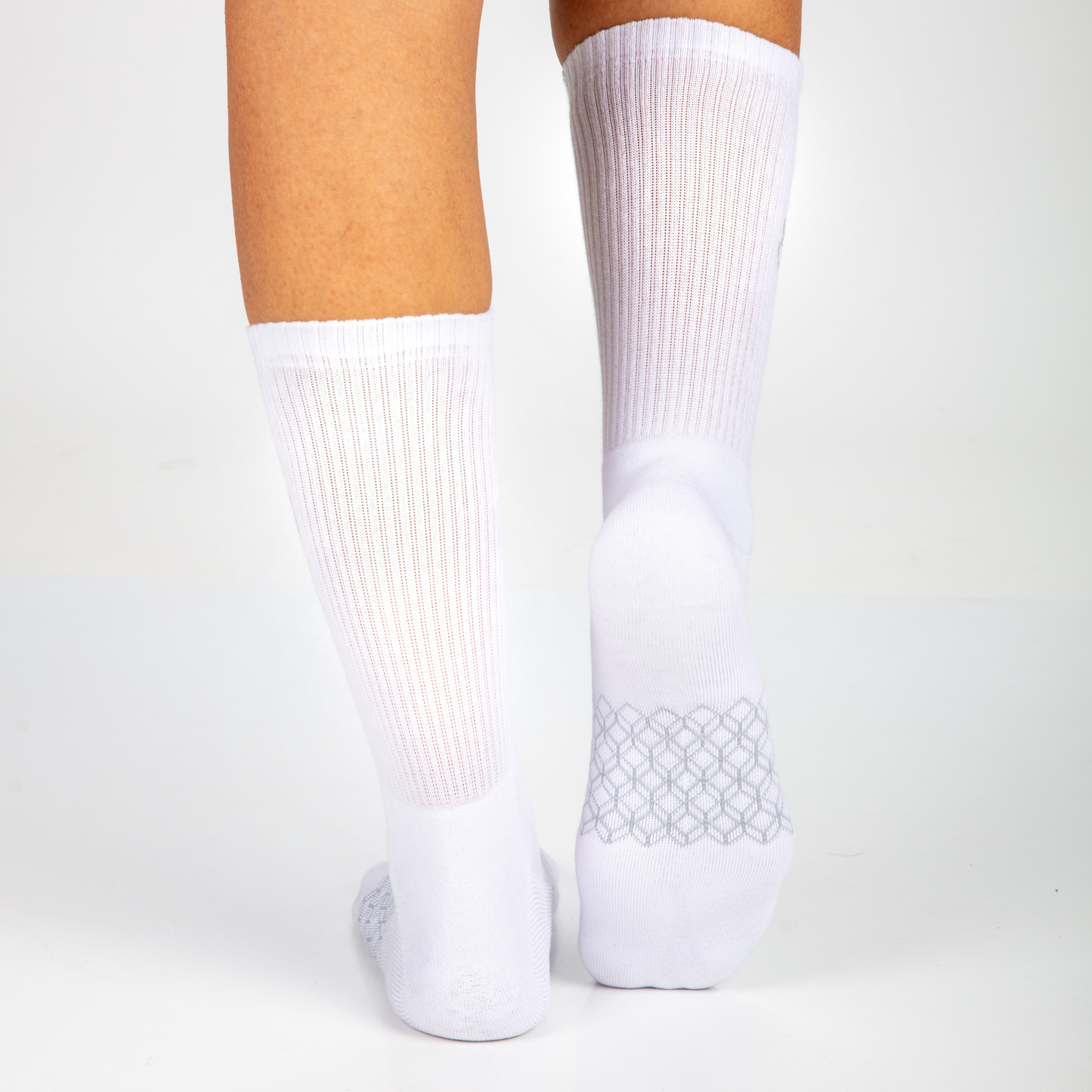 Organic Cotton Crew Socks - White - 6 Pairs