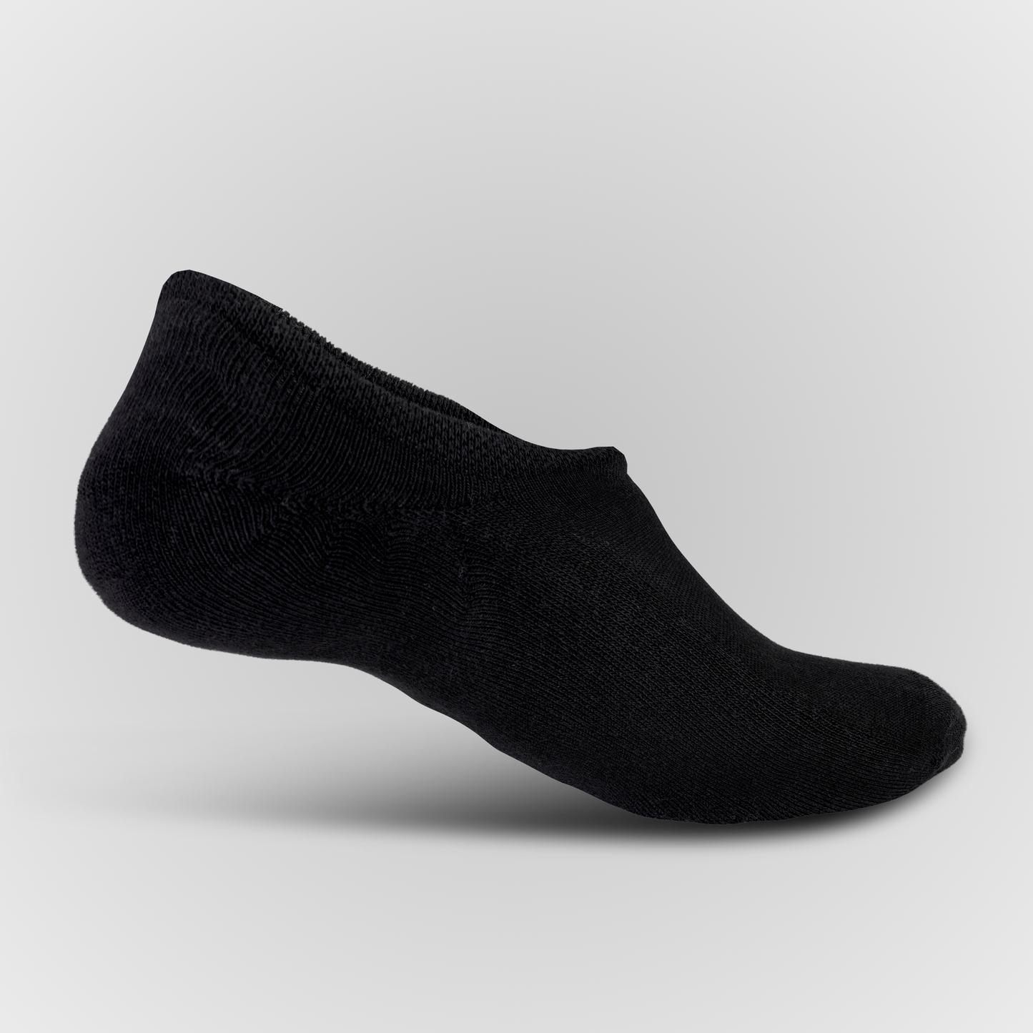 Image the best Organic Cotton No-Show Socks black
