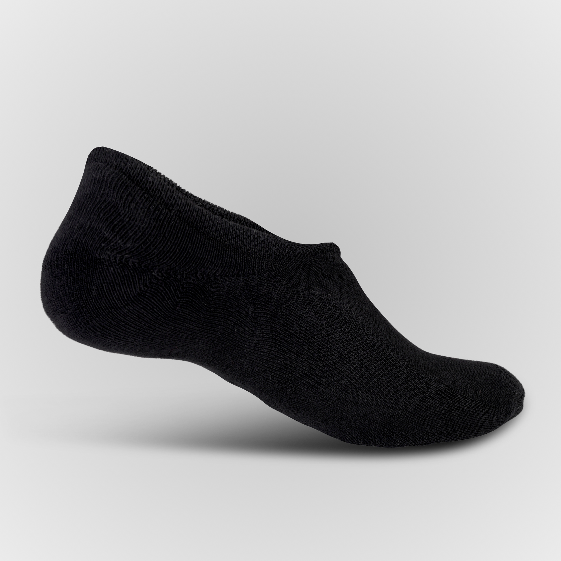 Image the best Organic Cotton No-Show Socks black