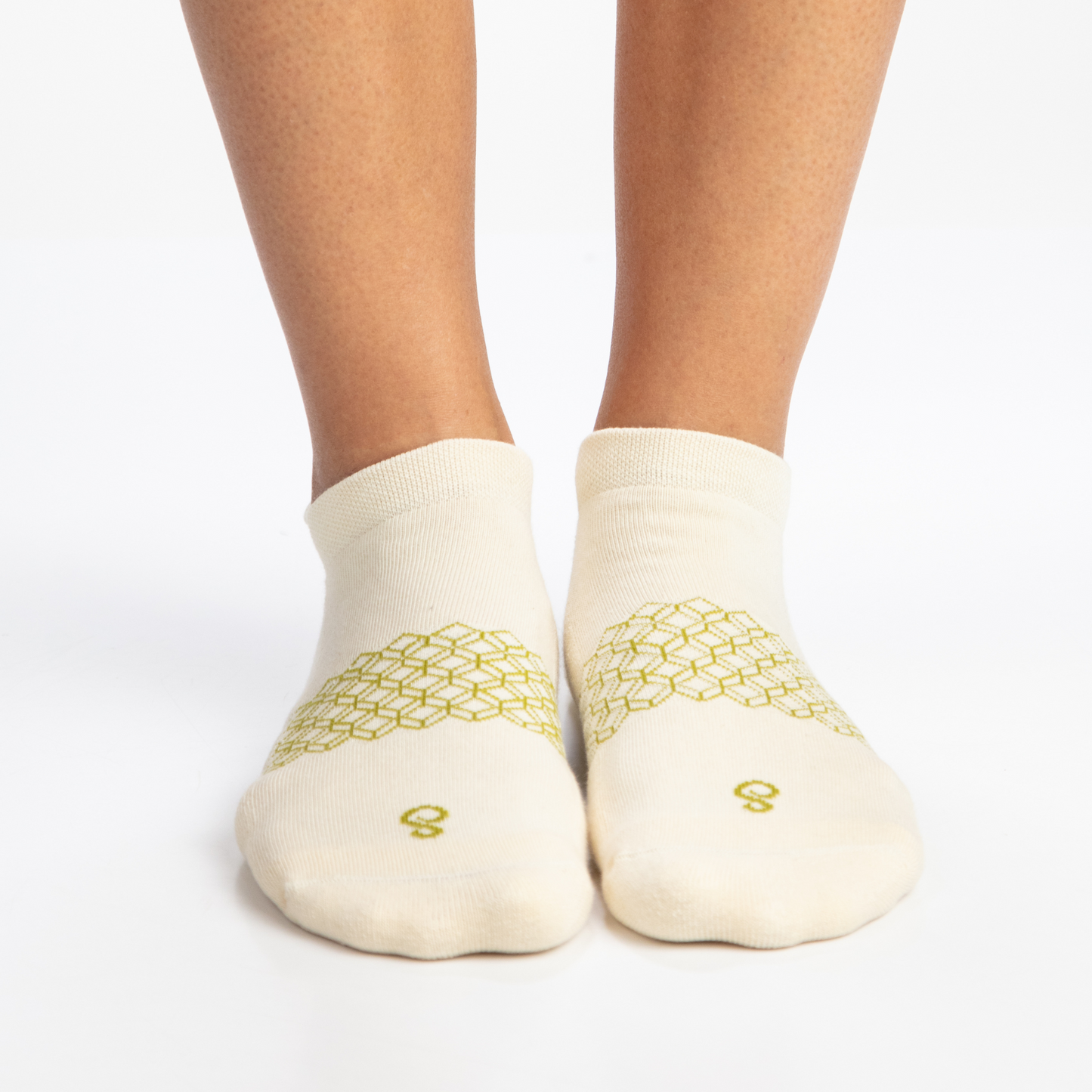 Organic Cotton Ankle Tab Socks - Natural Undyed - Single Pair