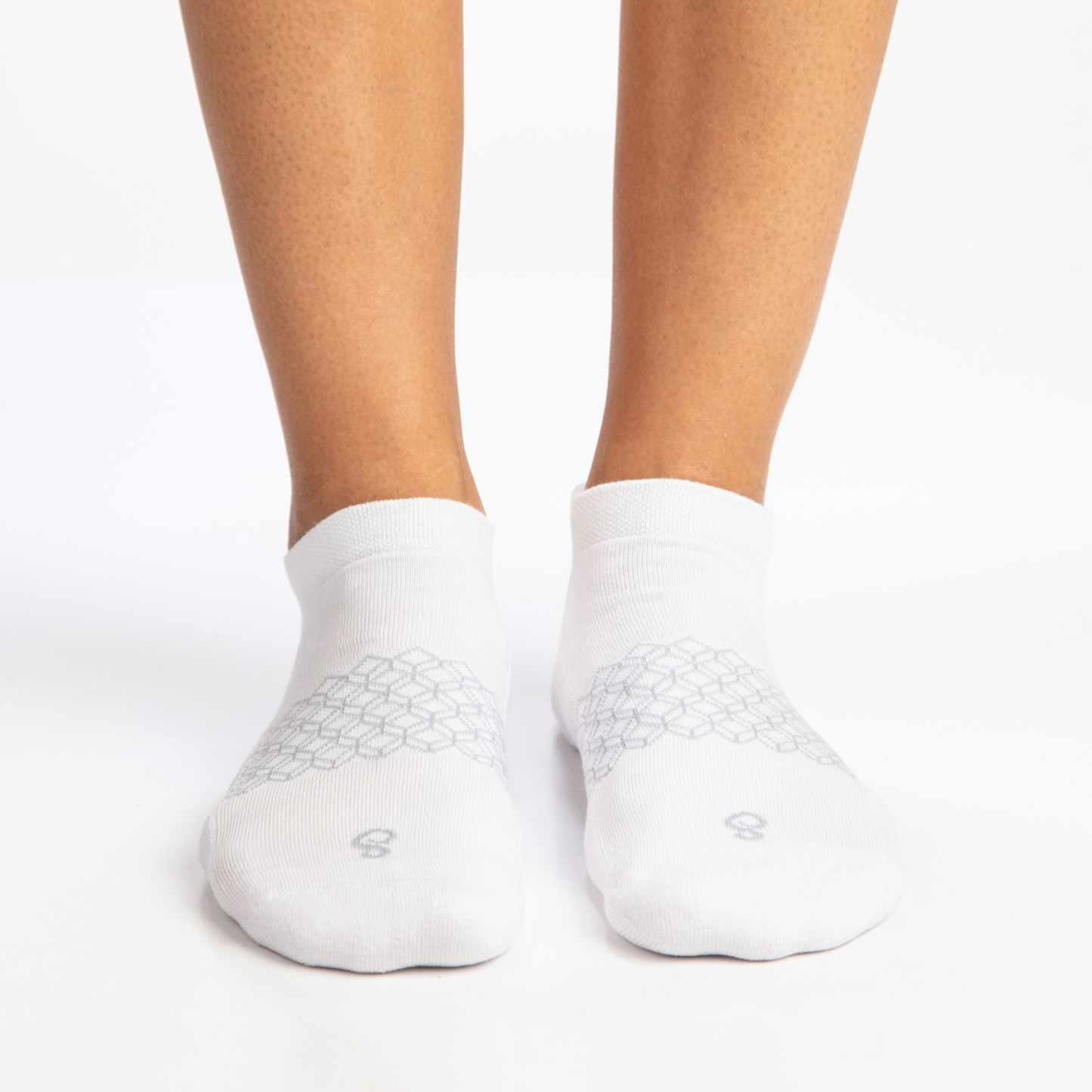Organic Cotton Ankle Tab Socks - Mixed Black White Natural Undyed - 3 Pairs