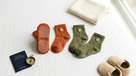 hipswan toddler socks laid out