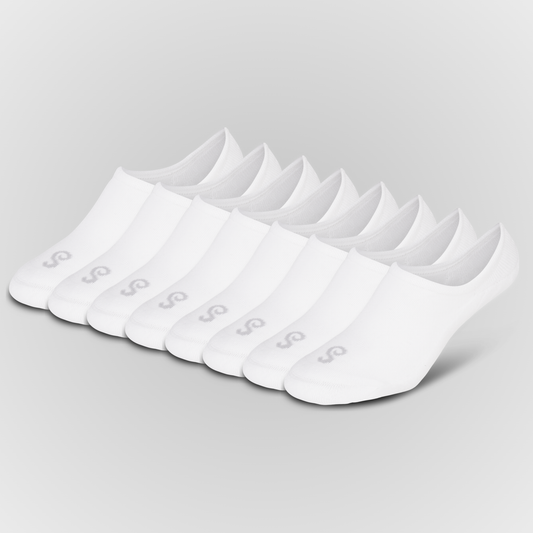 photo Organic Cotton No-Show Socks White. Buy online HipSwan