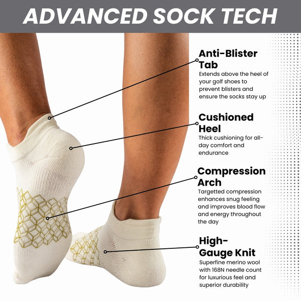 advanced sock design - merino wool trainer socks by hipSwan UK