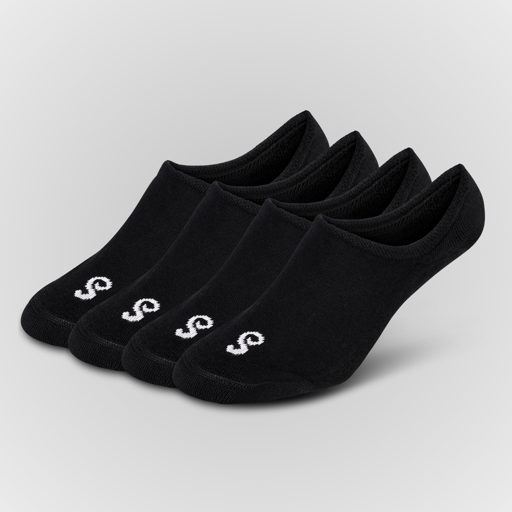 Organic Cotton No-Show Socks. Color Black. The best and breathable