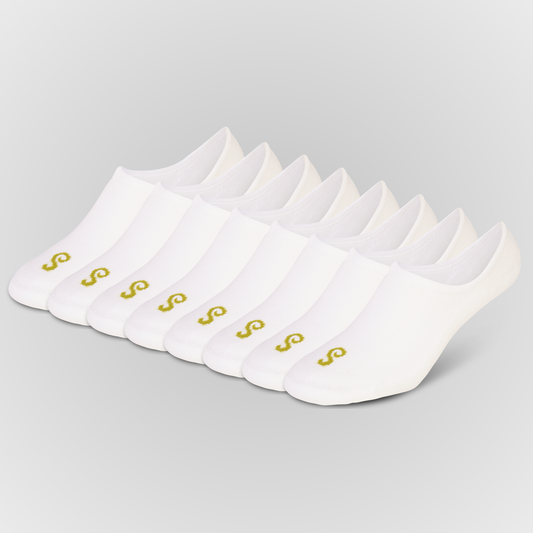 photo bundle Organic Cotton No-Show Socks - Natural Undyed for womens
