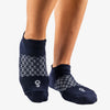 merino wool trainer socks navy blue