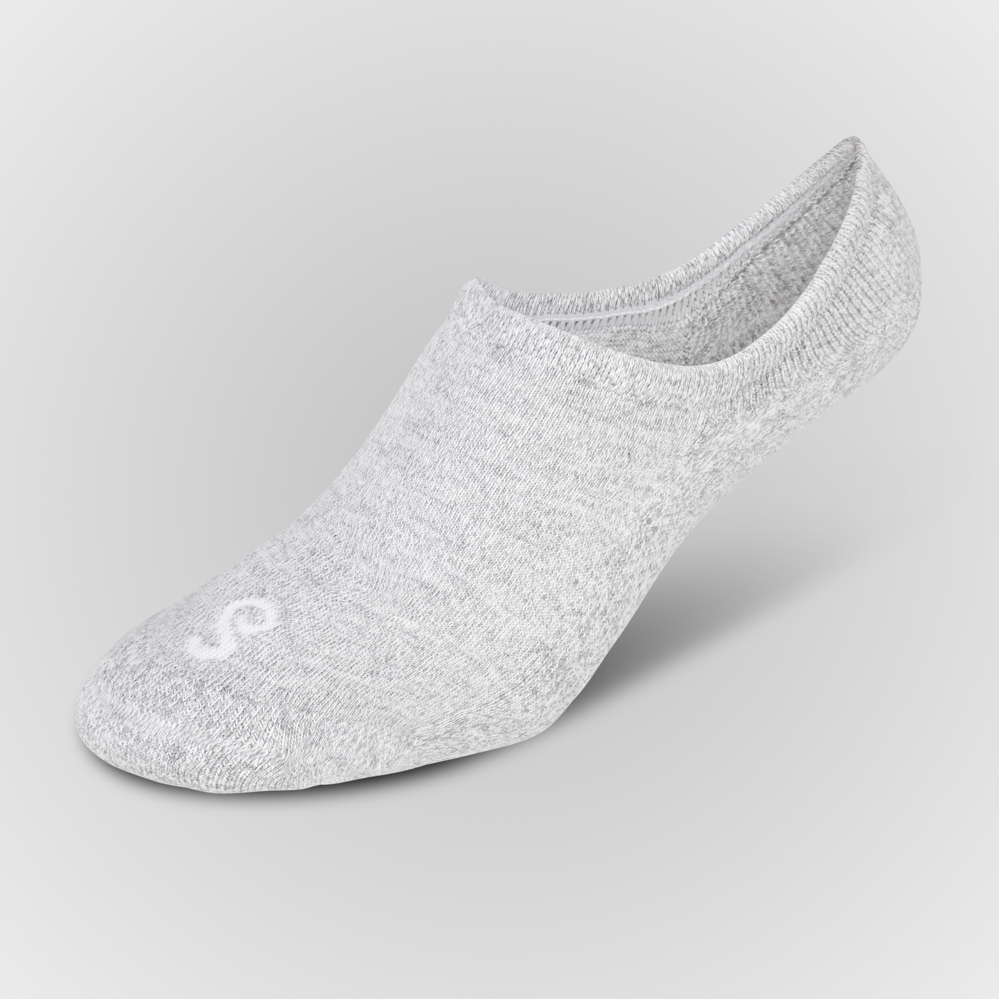 Image softest Organic Cotton No-Show Socks gray