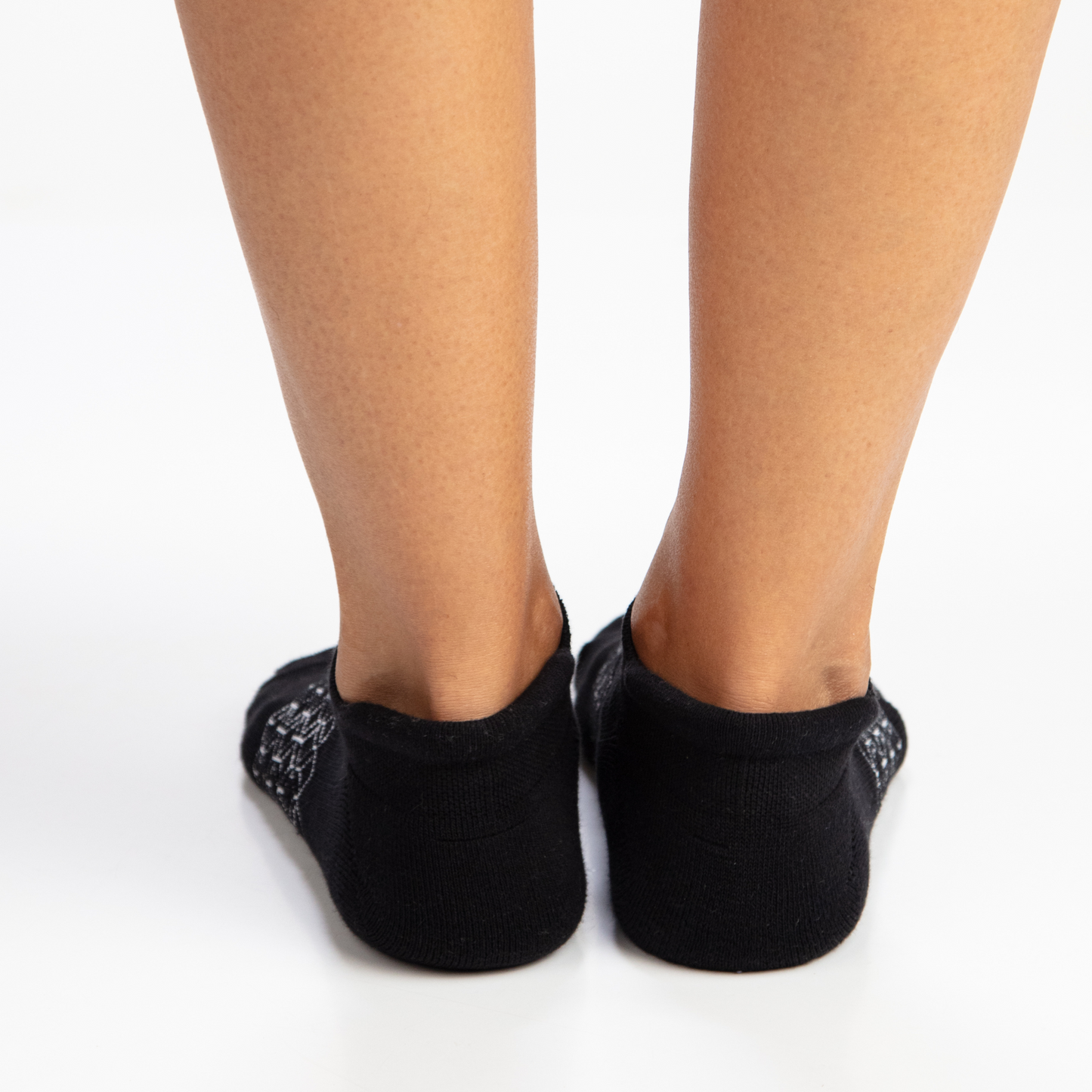 Organic Cotton Ankle Tab Socks - Black - 6 Pairs