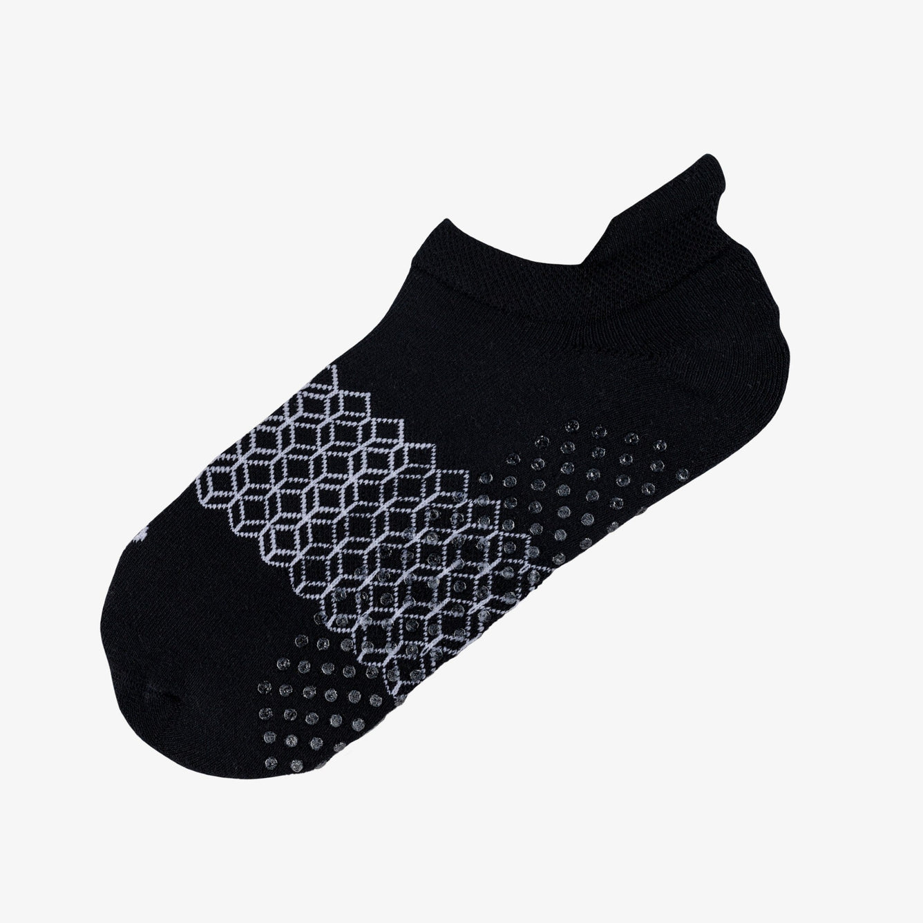 best yoga socks with silicone grippers made with organic combed cotton by hipswan uk | black