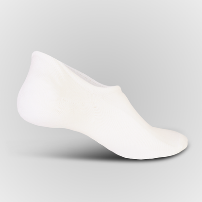 softest Organic Cotton No-Show Socks White