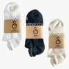 Trainer socks that don't slip down - organic combed cotton ankle socks