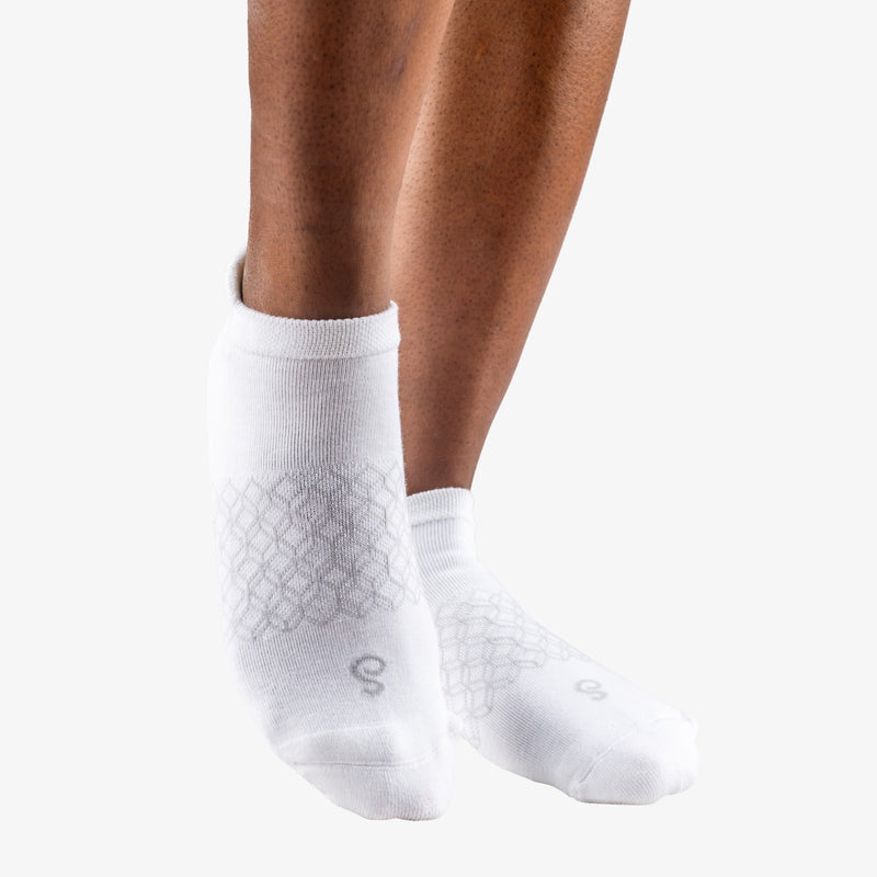 organic cotton ankle socks | GOTS certified | white | by hipswan uk